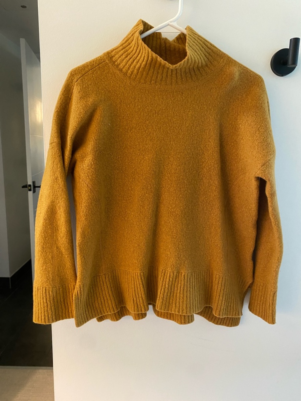 Club Monaco Mustard Turtleneck Sweater